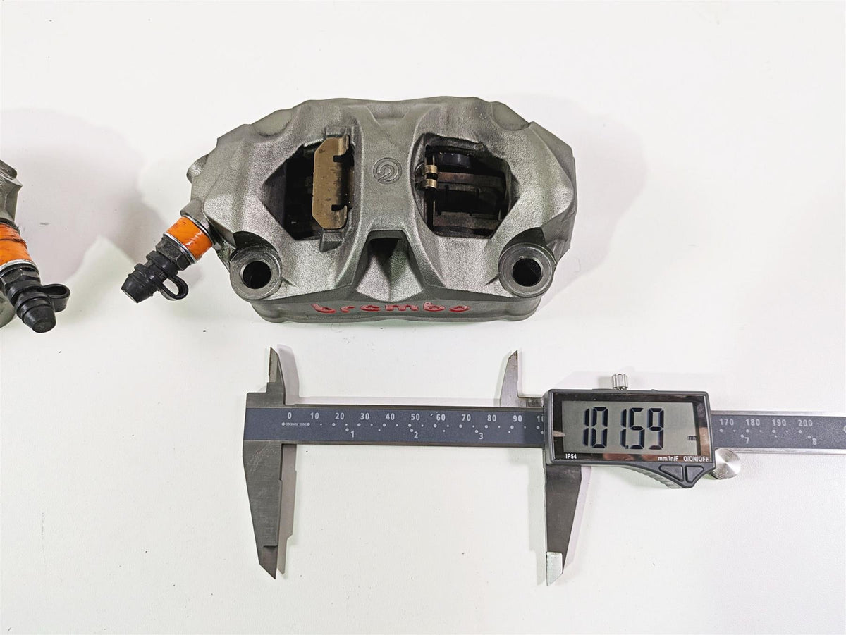 2024 Triumph Tiger 900 GT Brembo M4 Front Brake Caliper Set 101mm T2028670 {{ shop.shopifyCountryName }} - Mototech271