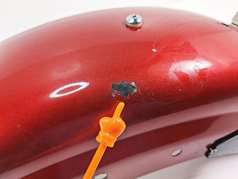 1986 Harley Sportster XLH 883 Straight Rear Fender Candy Red 59674-81C {{ shop.shopifyCountryName }} - Mototech271
