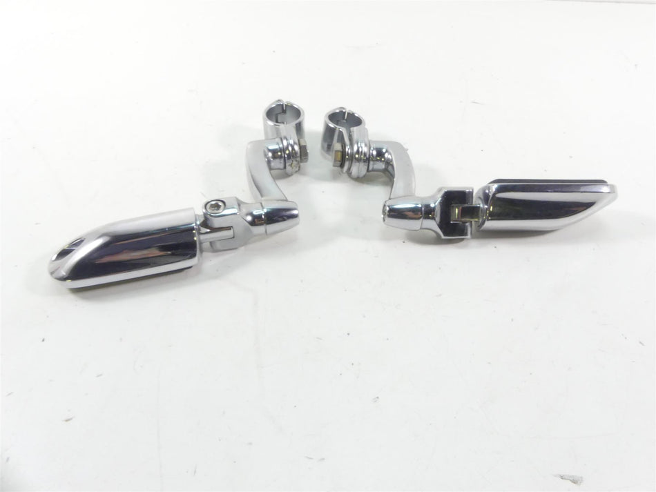 2012 Harley Touring FLHX Street Glide Adjustable Chrome Highway Foot Peg Set {{ shop.shopifyCountryName }} - Mototech271