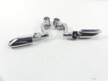 Load image into Gallery viewer, 2012 Harley Touring FLHX Street Glide Adjustable Chrome Highway Foot Peg Set
