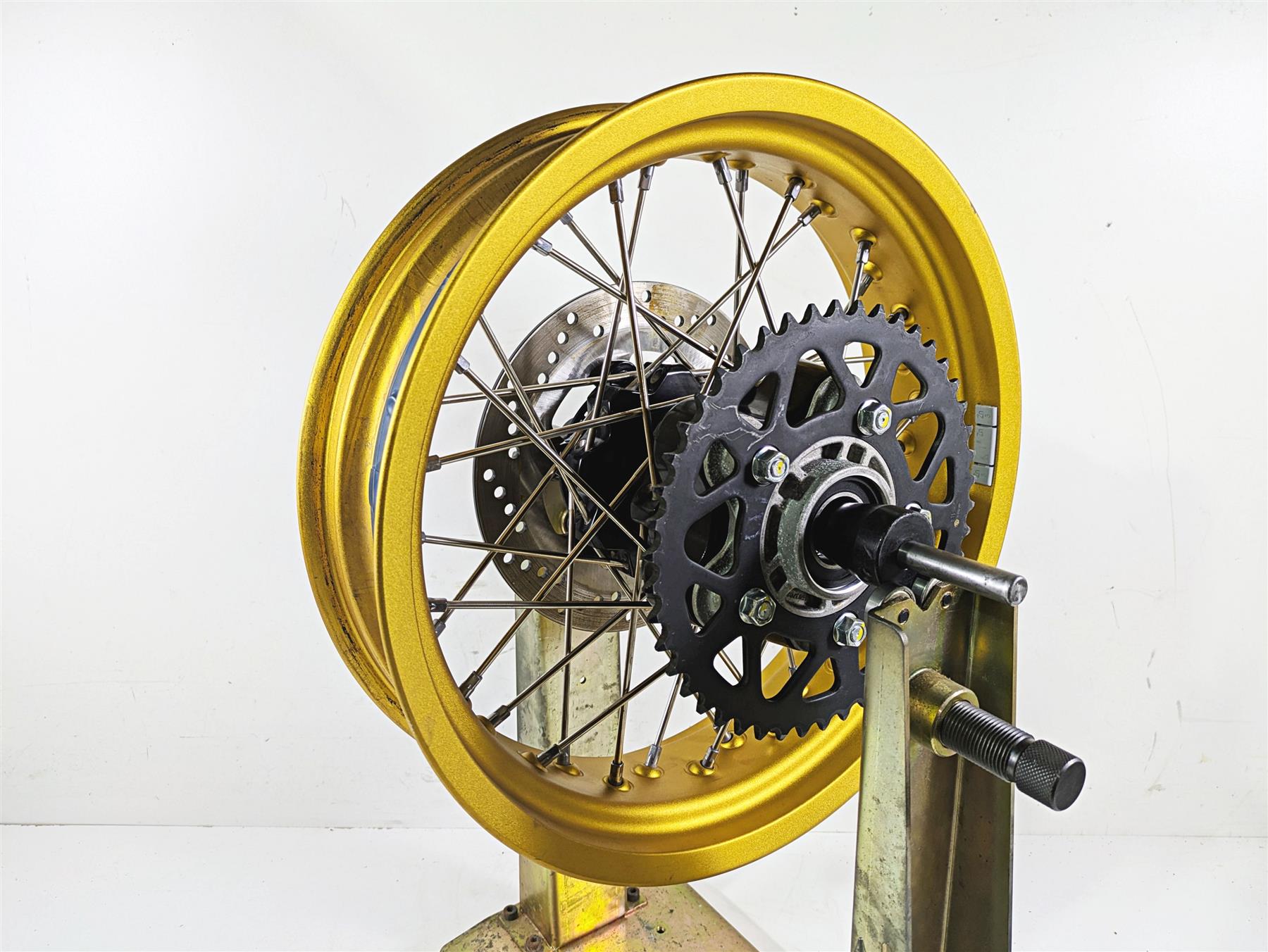2022 Ducati Scrambler Desert Sled Straight 17x4.5 Rear Wheel Rim 50222351AA {{ shop.shopifyCountryName }} - Mototech271