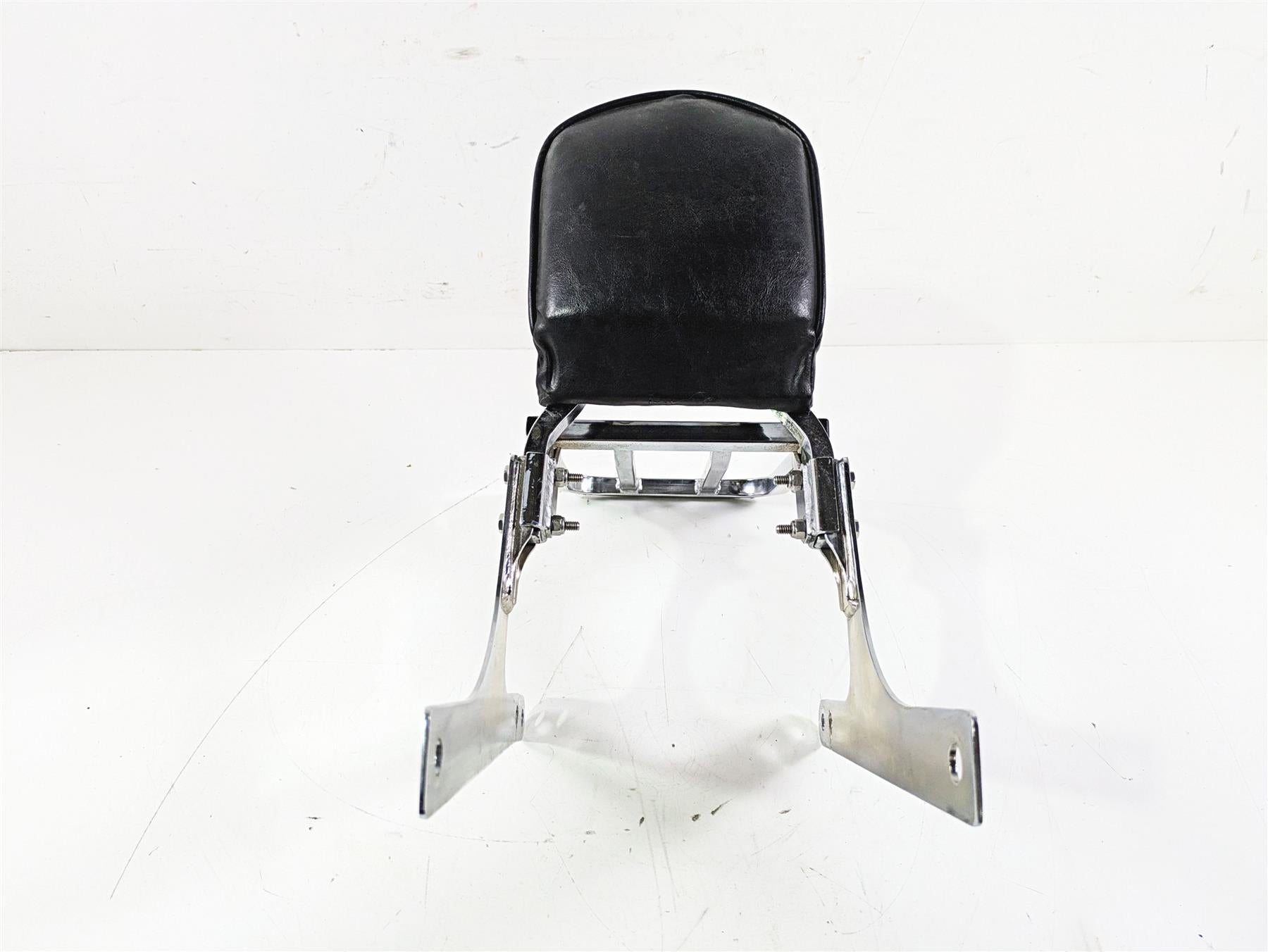 2002 Harley Dyna FXDL Low Rider Rear Chrome Sissy Bar Backrest Six Pack Rack {{ shop.shopifyCountryName }} - Mototech271