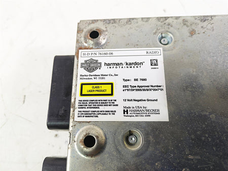 2007 Harley Touring FLHTCU SE CVO E-Glide Radio Cd Player & Cb Module 76160-06 {{ shop.shopifyCountryName }} - Mototech271