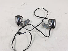 Load image into Gallery viewer, 2012 Harley FLD Dyna Switchback Front Led Turn Signal Smoke Blinker Set 68972-00
