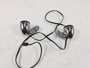 2012 Harley FLD Dyna Switchback Front Led Turn Signal Smoke Blinker Set 68972-00