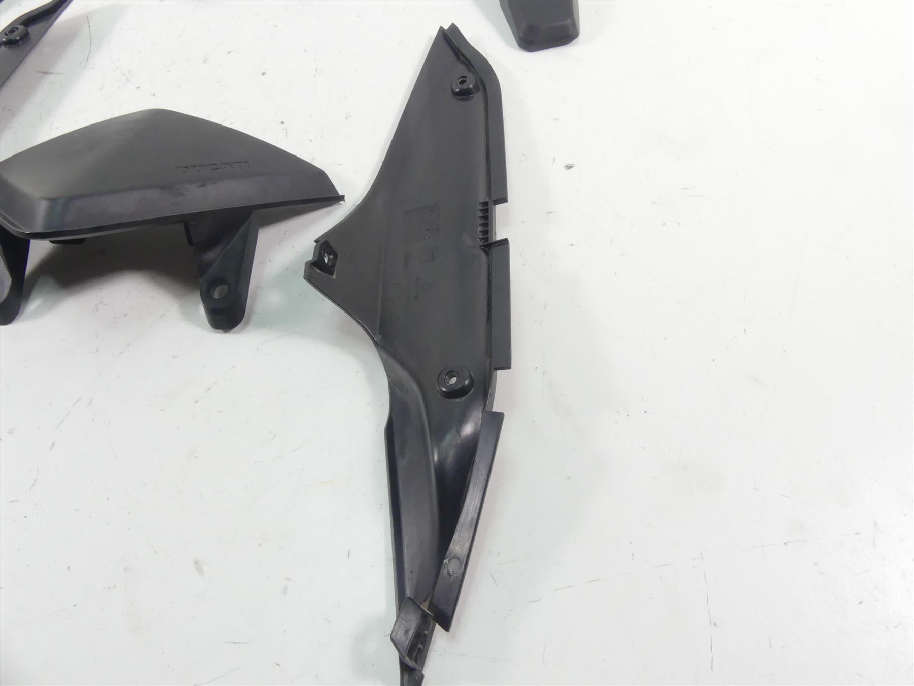 2018 Ducati Hypermotard 939 SP Black Molded Fairing Infill Cover Set 48110892A {{ shop.shopifyCountryName }} - Mototech271