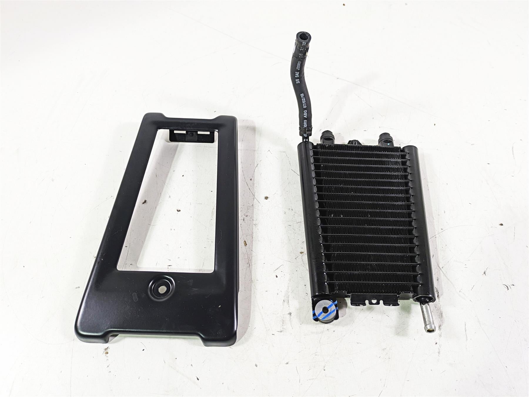 2019 Harley FLHCS Softail Heritage Oil Cooler + Lines & Cover 62700191 | Mototech271