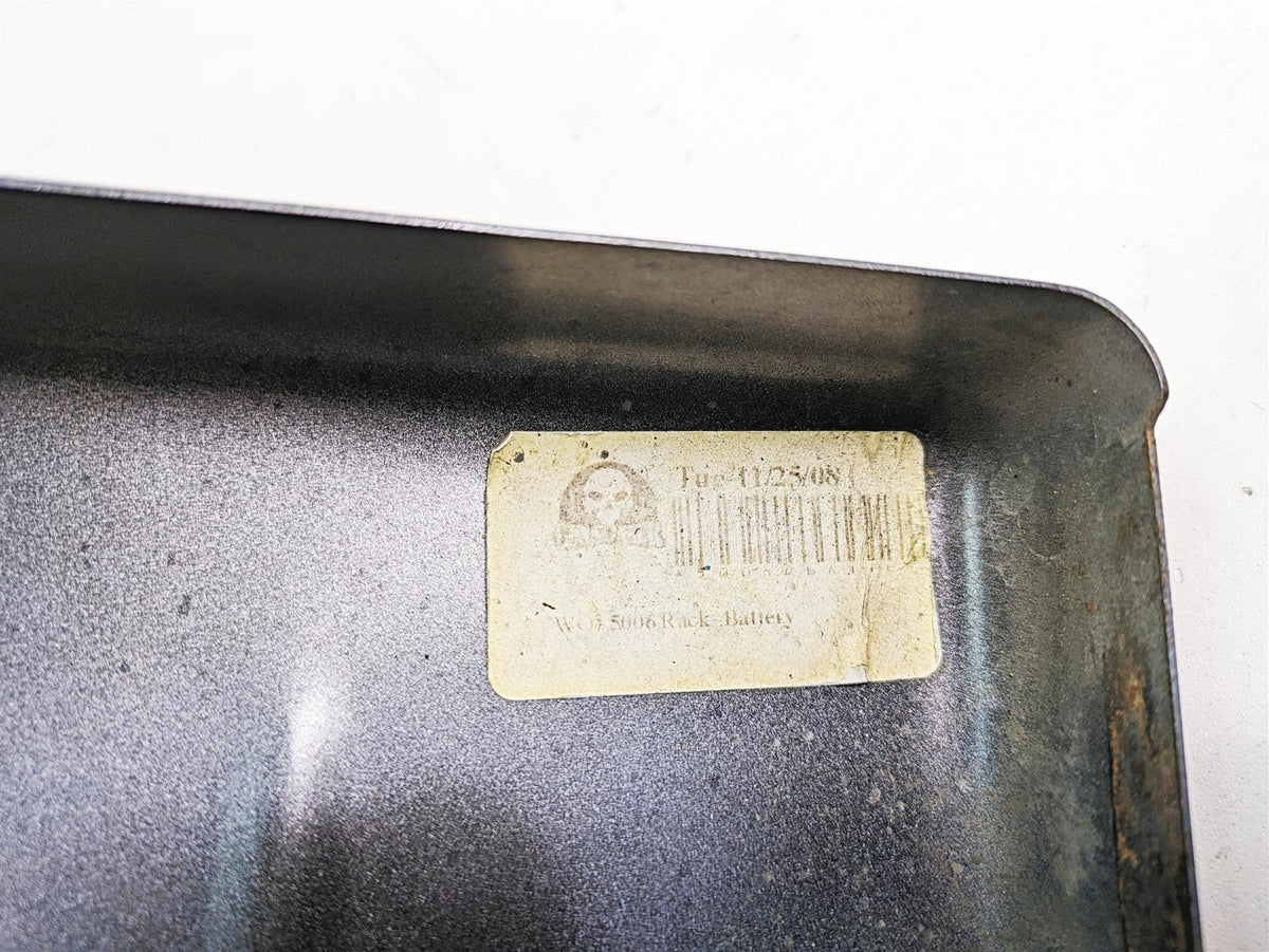 2009 Harley Dyna FXDFSE CVO Fat Bob Right Battery Tray Stay & Cover 70379-06A {{ shop.shopifyCountryName }} - Mototech271