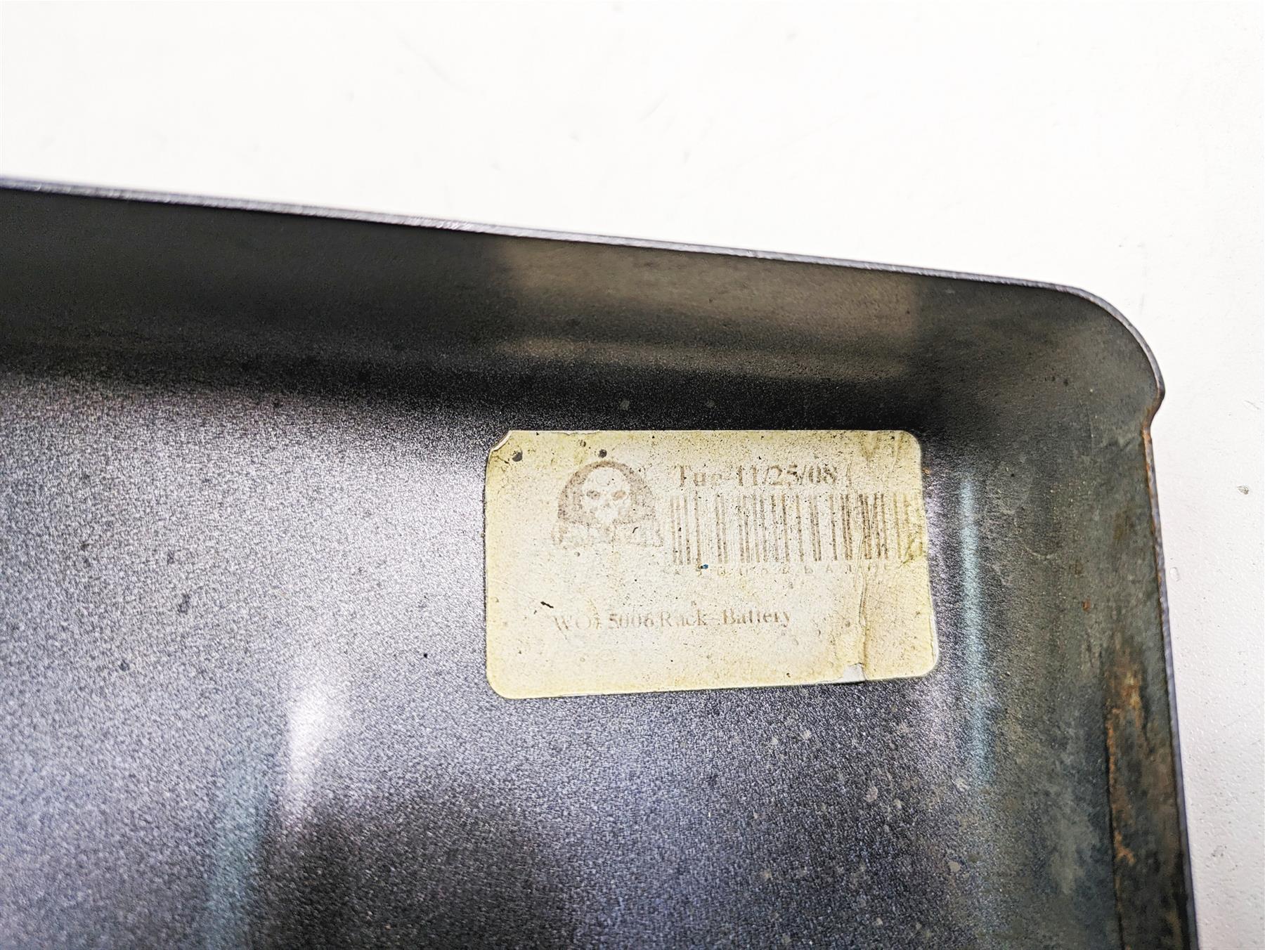 2009 Harley Dyna FXDFSE CVO Fat Bob Right Battery Tray Stay & Cover 70379-06A {{ shop.shopifyCountryName }} - Mototech271