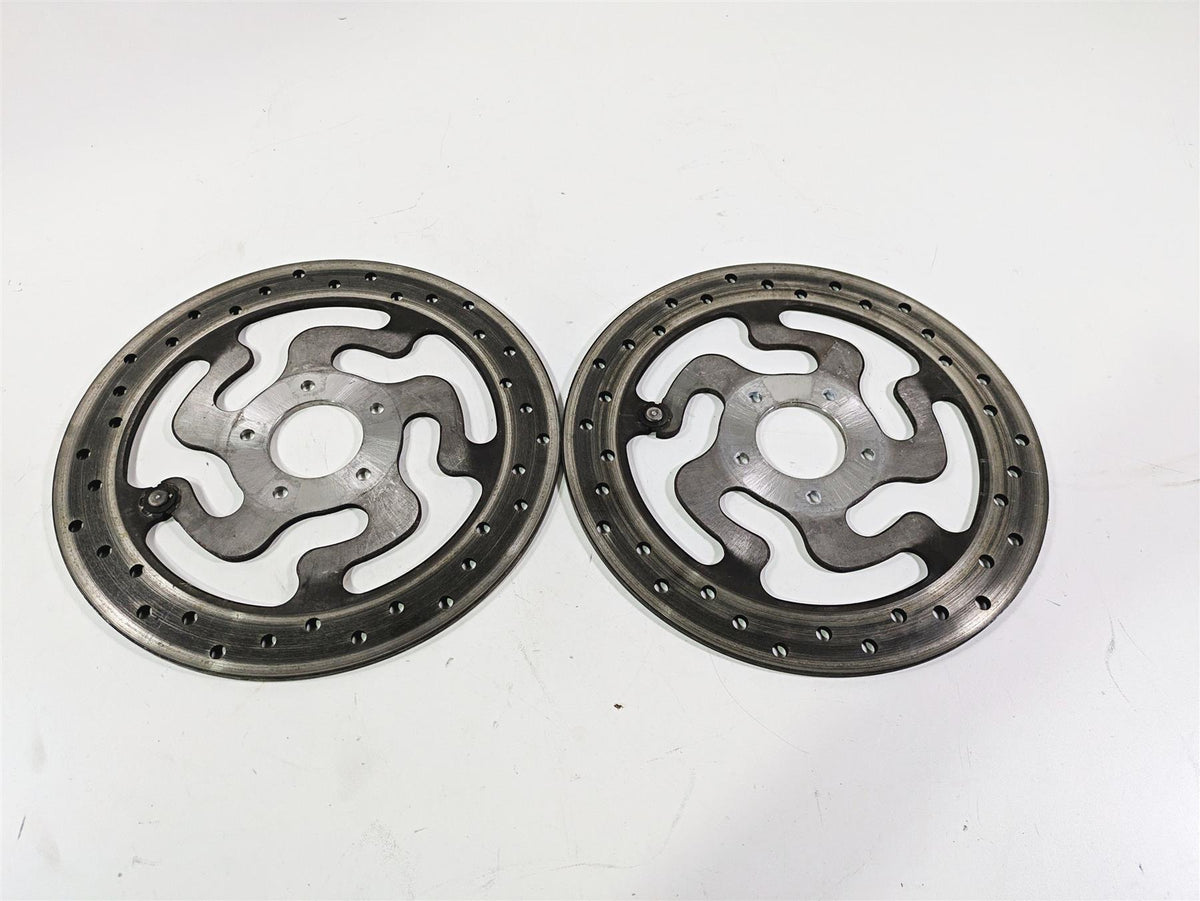 2010 Harley Touring FLHX Street Glide Front Brake Disc Rotor Set 41809-08A {{ shop.shopifyCountryName }} - Mototech271