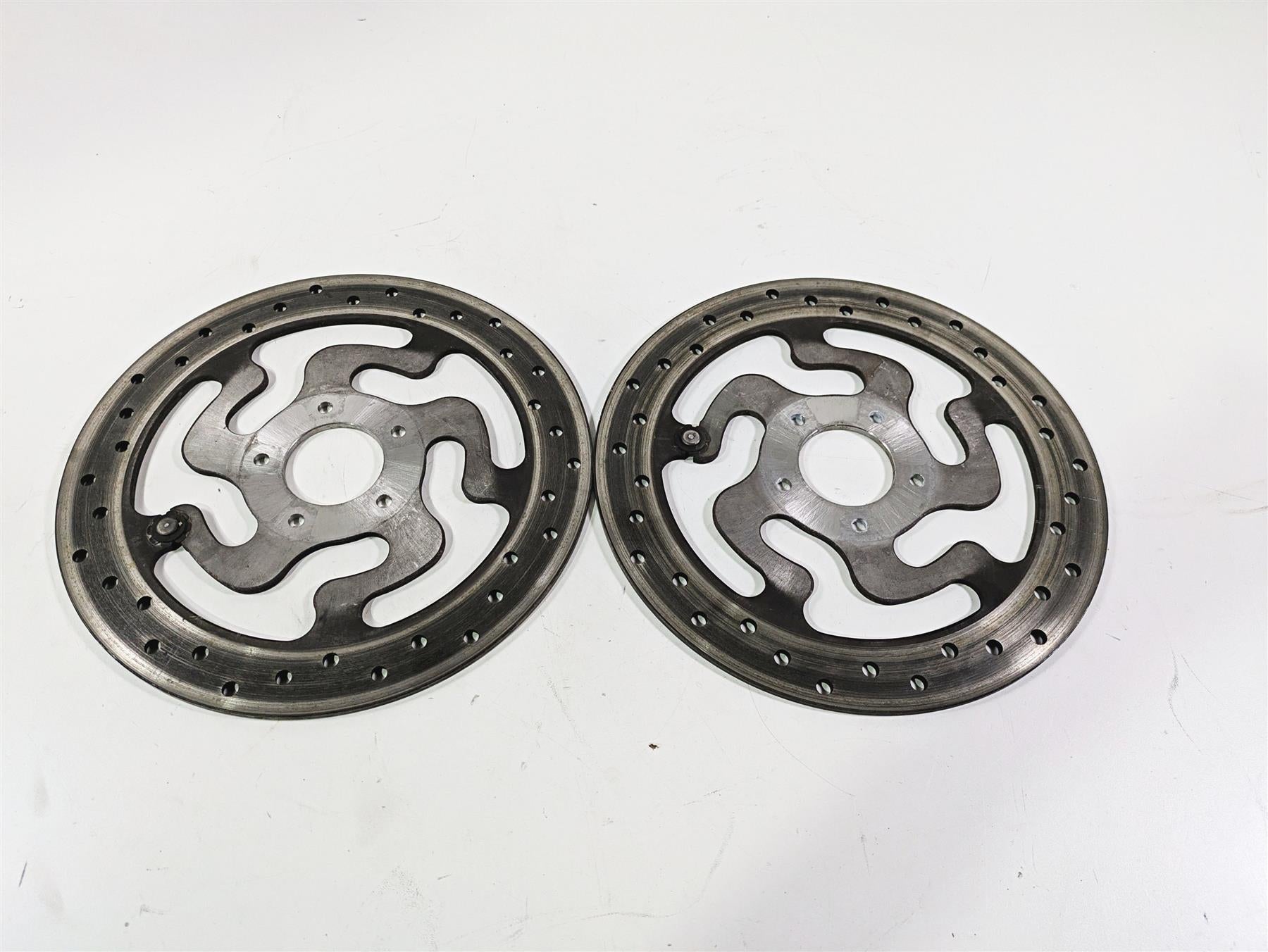 2010 Harley Touring FLHX Street Glide Front Brake Disc Rotor Set 41809-08A {{ shop.shopifyCountryName }} - Mototech271