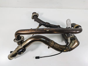 2011 Ducati Hypermotard 1100 Evo SP Stock Exhaust Header&  Mid Pipe 57221571B