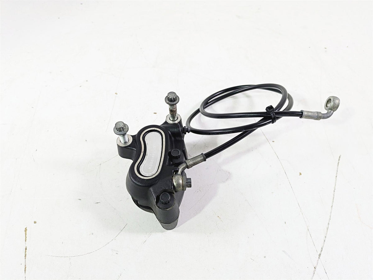 2009 Harley FXCWC Softail Rocker Front Brake Caliper + Line 44464-08 {{ shop.shopifyCountryName }} - Mototech271
