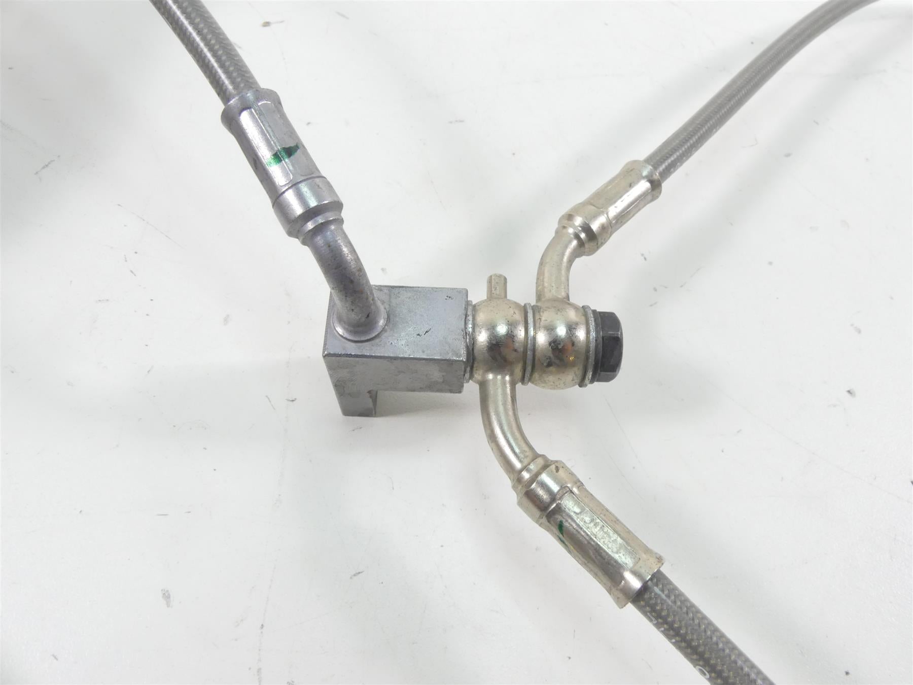 2018 Triumph Street Triple 765RS Front Abs Brake Line Hose Set T2021506 T2022708 {{ shop.shopifyCountryName }} - Mototech271