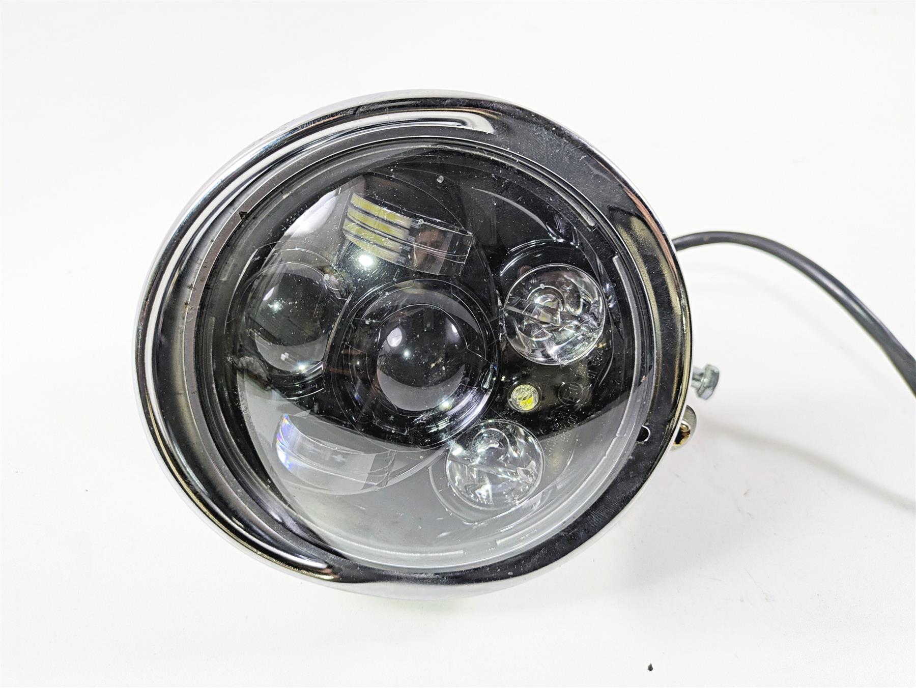 2004 Harley Softail FXSTDI Deuce Headlight & Led Bulb 68258-00B 4029270 {{ shop.shopifyCountryName }} - Mototech271
