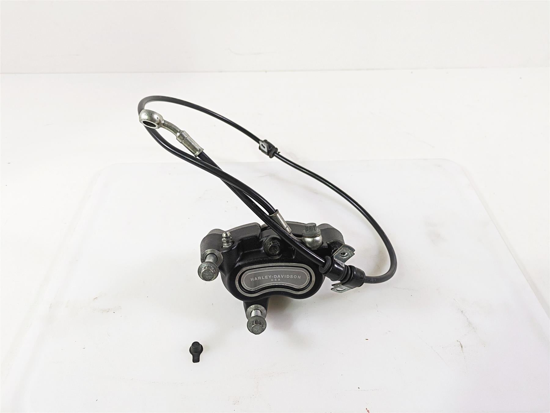 2008 Harley FLSTC Softail Heritage Front Brake Caliper + Line 44046-08 {{ shop.shopifyCountryName }} - Mototech271
