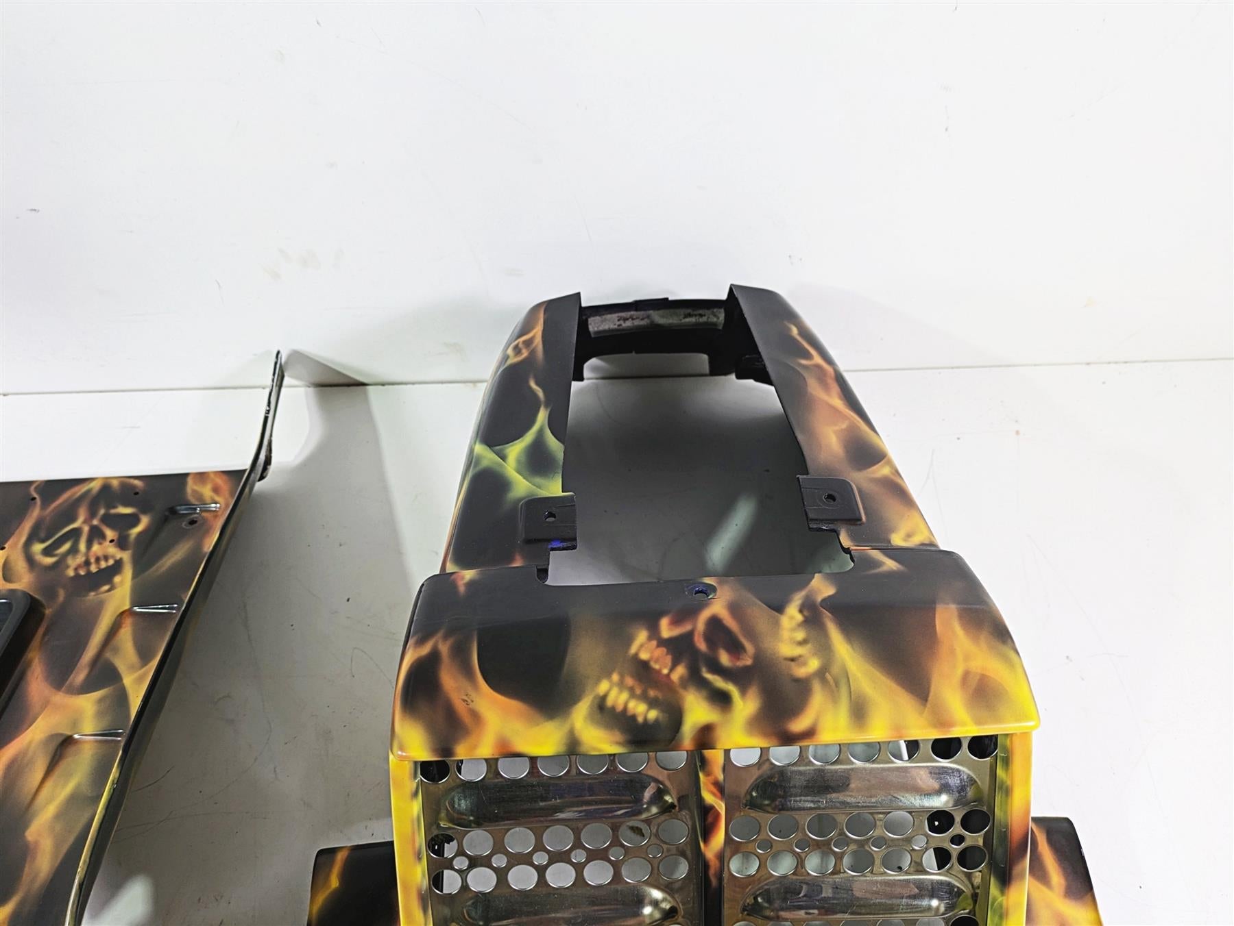 2001 Yamaha Banshee YFZ350 Painted Flames Front Rear Fairings 2GU-W2151-B1-00 {{ shop.shopifyCountryName }} - Mototech271