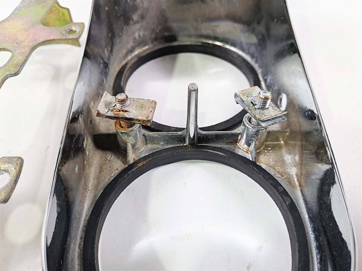 1998 Harley Dyna FXDL Low Rider Chrome Fuel Tank Dash Cover & Mount 67185-95 {{ shop.shopifyCountryName }} - Mototech271