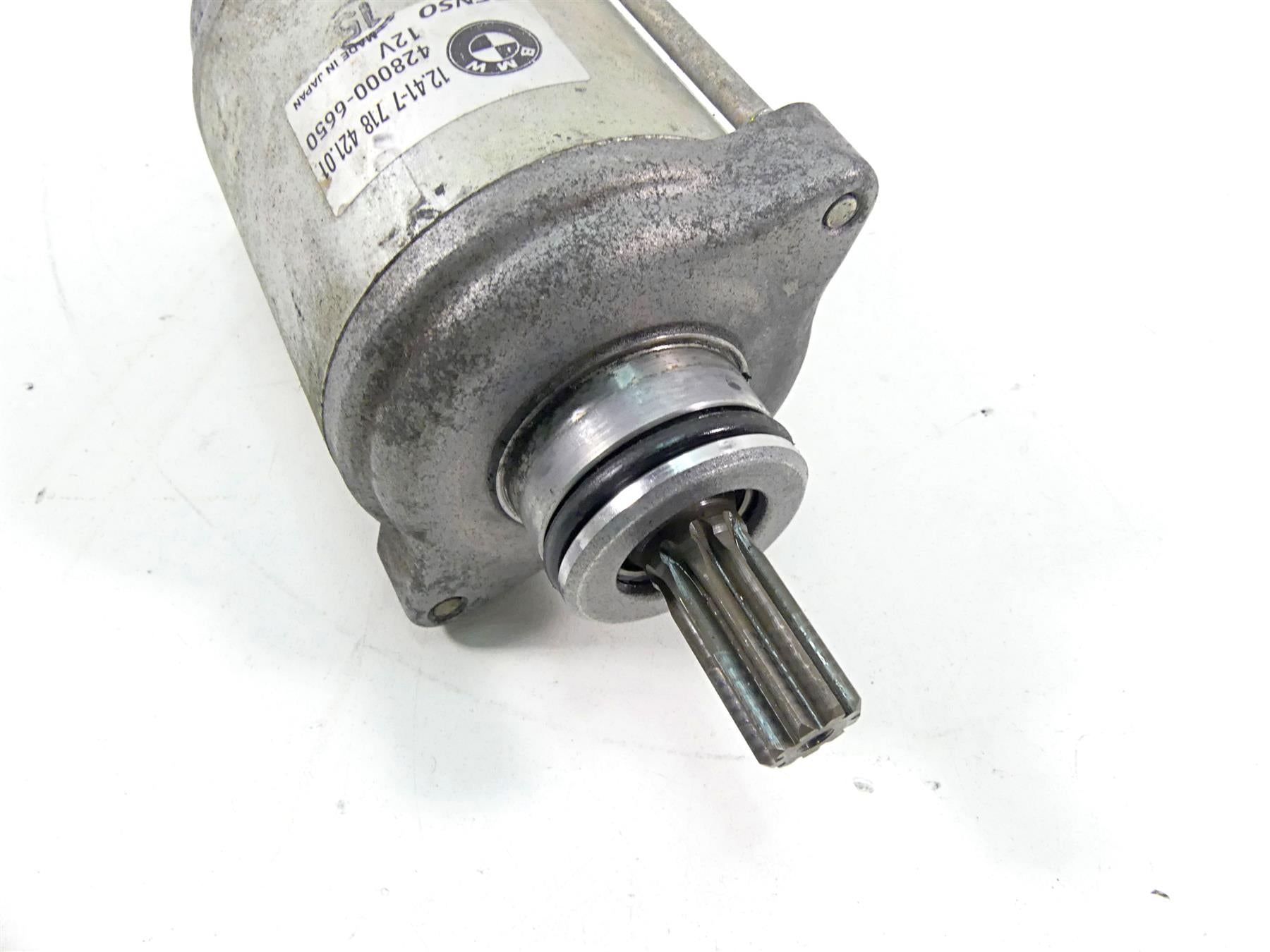 2013 BMW S1000RR K46 Denso Engine Starter Motor 12417718421 {{ shop.shopifyCountryName }} - Mototech271
