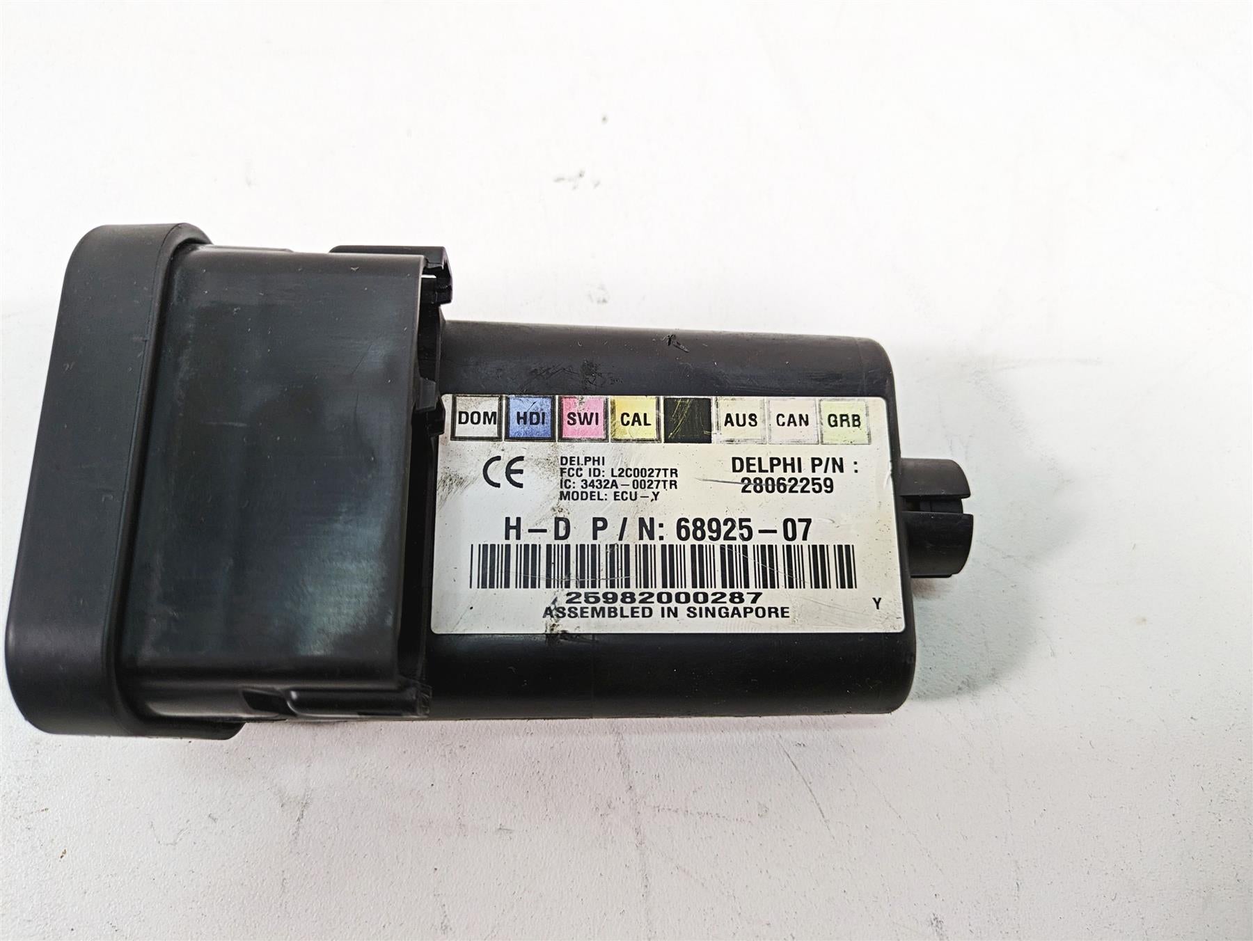 2009 Harley FXDC Dyna Super Glide Custom Tssm Security Module + Fob Key 68925-07 {{ shop.shopifyCountryName }} - Mototech271