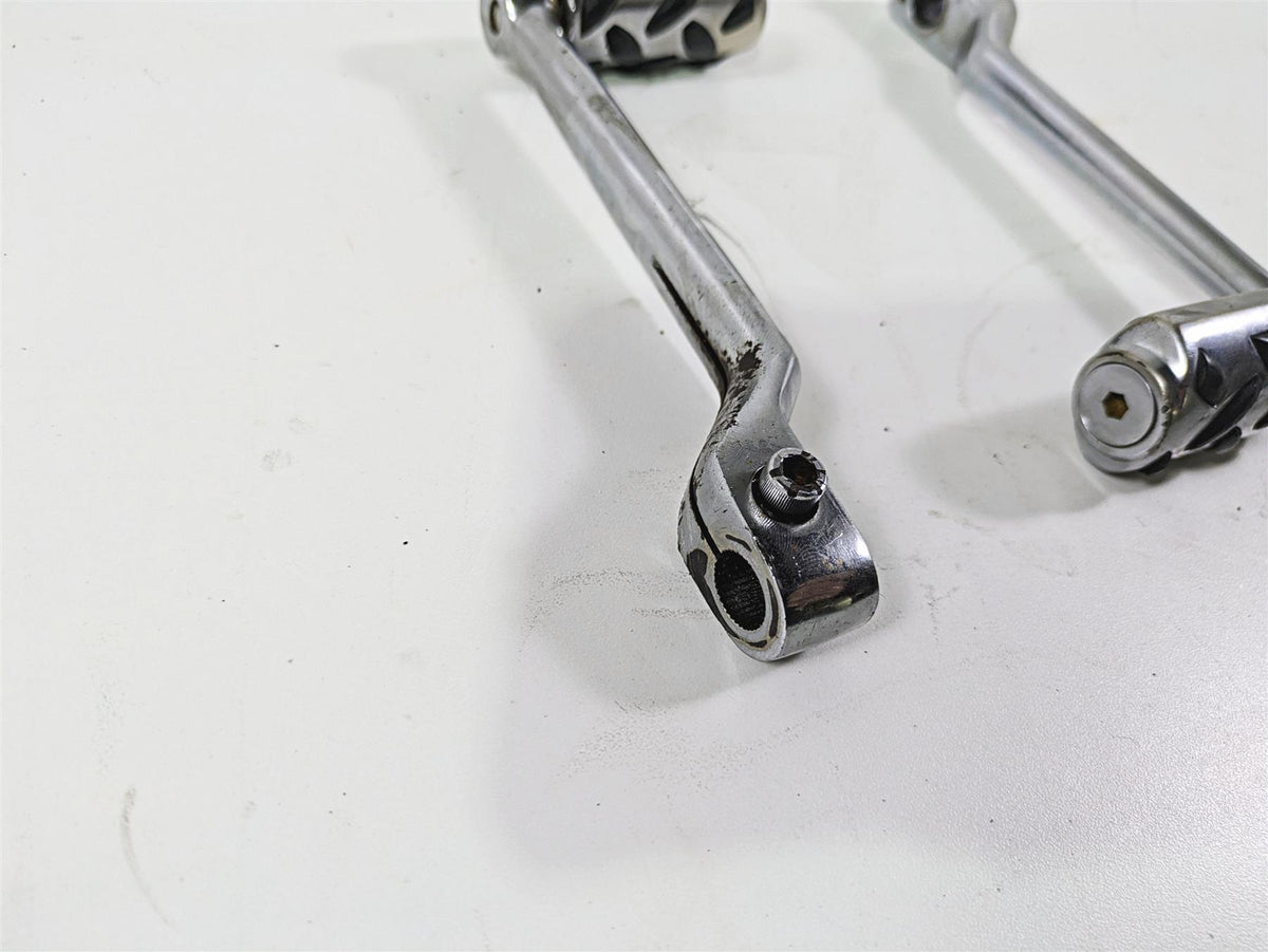 2005 Harley Touring FLHRI Road King Chrome Shifter Lever Pedal Pegs {{ shop.shopifyCountryName }} - Mototech271
