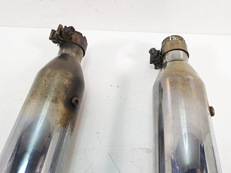 2011 Harley Touring FLHR Road King Aftermarket 3.5" Slash Cut Exhaust Pipe Mufflers {{ shop.shopifyCountryName }} - Mototech271