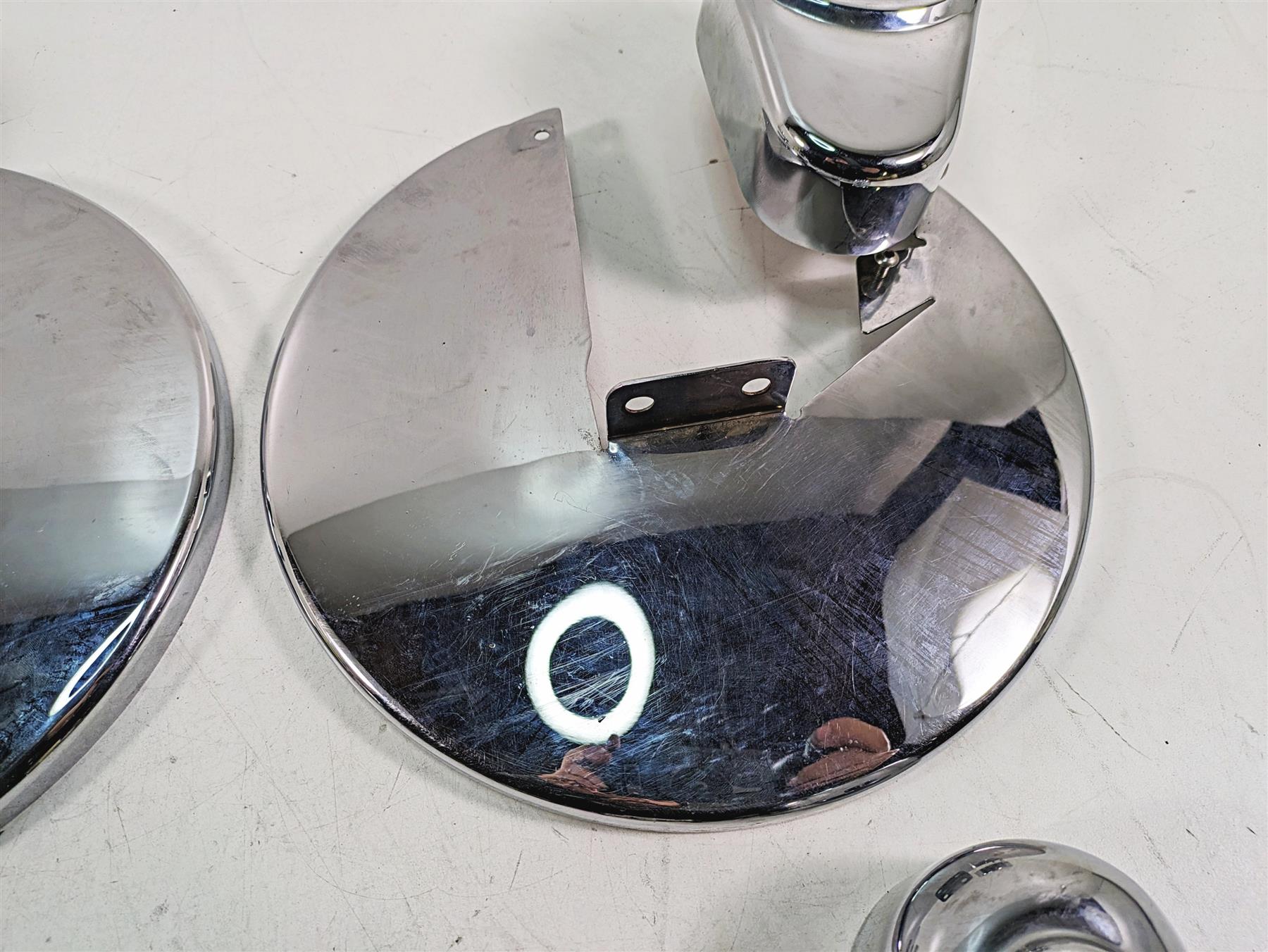 1999 Harley Touring FLHTC Electra Glide Front Disc Brake Chrome Cover 43149-95 {{ shop.shopifyCountryName }} - Mototech271