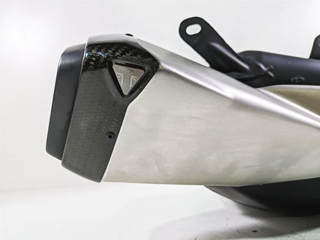 2023 Triumph Street Triple 765 RS Oem Exhaust Muffler Chamber Section T2203454 {{ shop.shopifyCountryName }} - Mototech271