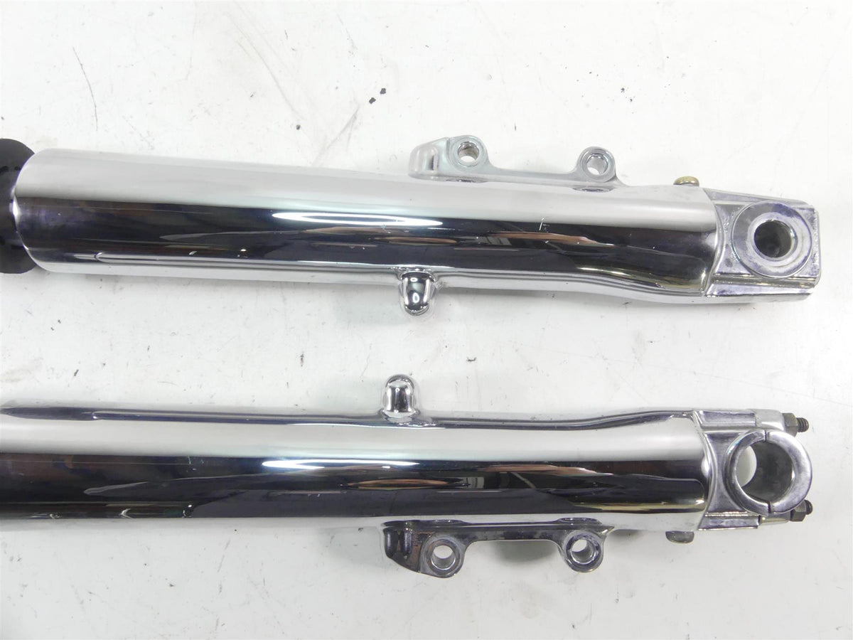 2005 Harley Touring CVO FLHTCSE Electra Glide 41mm Chrome Dual Brake Fork Legs {{ shop.shopifyCountryName }} - Mototech271