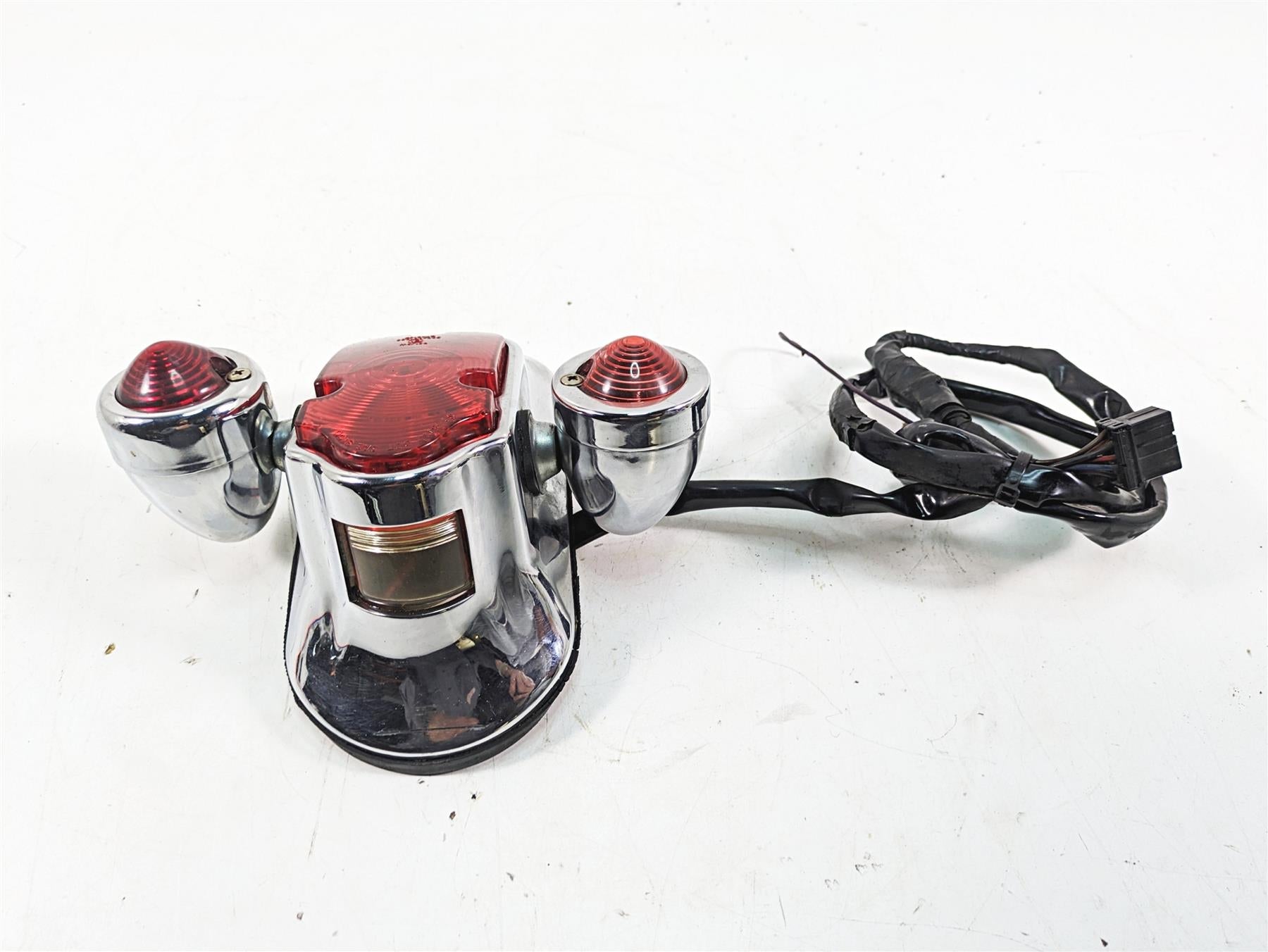 2000 Harley FXSTS Softail Springer Rear Tombstone Tail Light Blinker Set {{ shop.shopifyCountryName }} - Mototech271