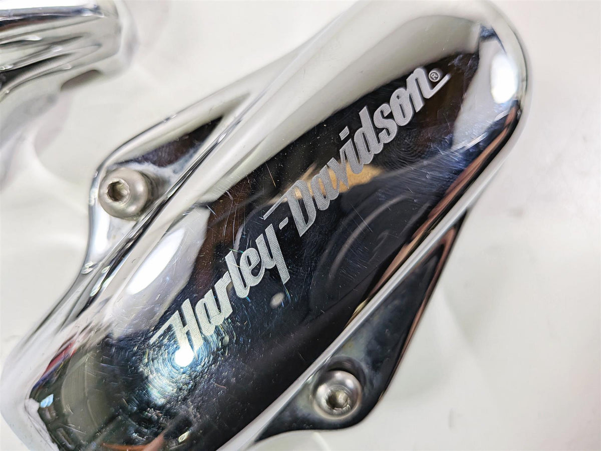 2005 Harley Softail FLSTFSE CVO Fat Boy Rear Chrome Axle Covers 44501-03 44500-03-Mototech271