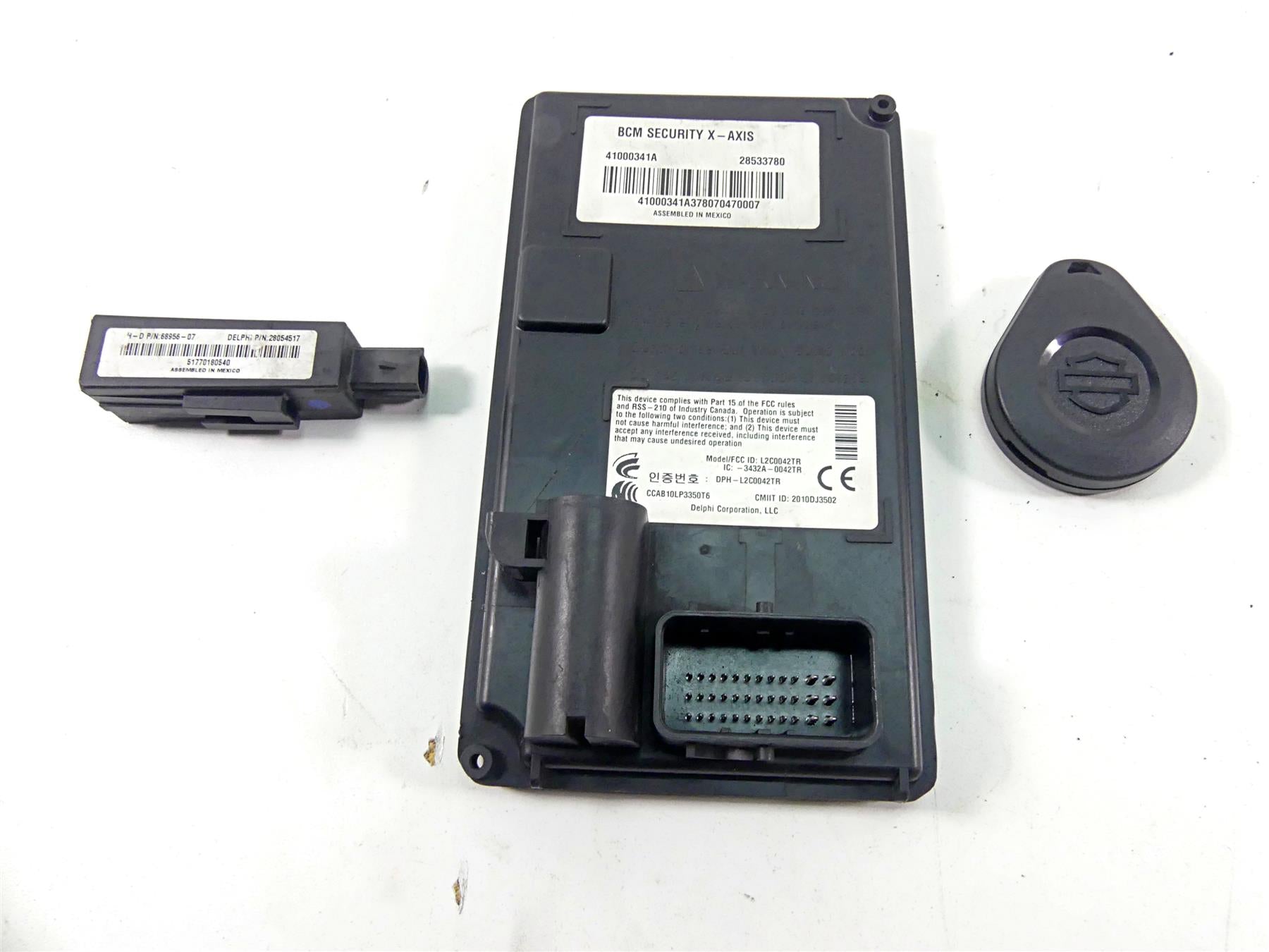 2017 Harley XL1200 CX Sportster Roadster Bcm Body Control Module + Fob ...