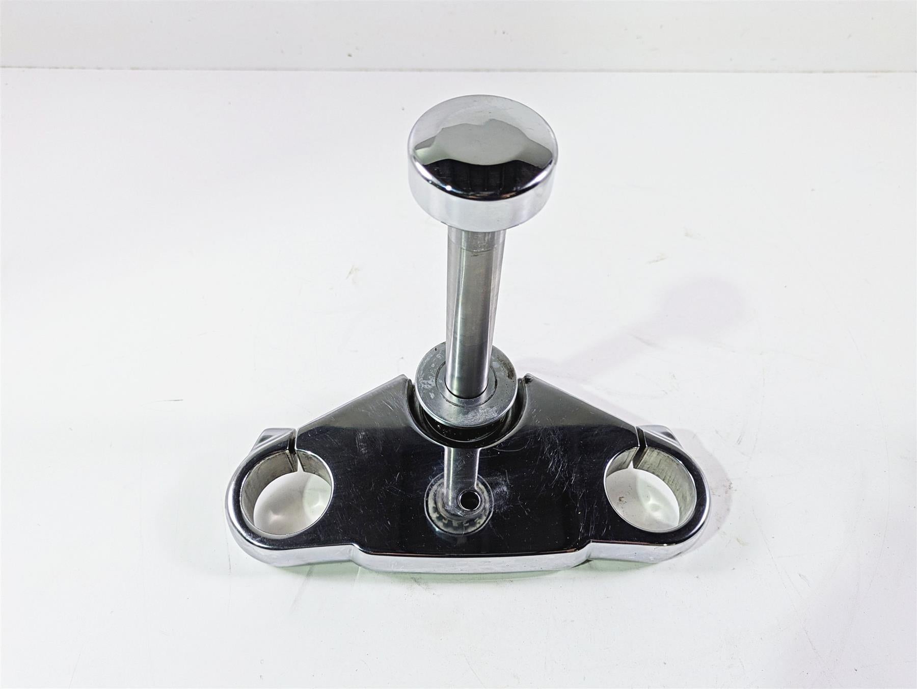 2008 Harley FXCWC Softail Rocker Lower Triple Tree Steering Clamp 46638-08