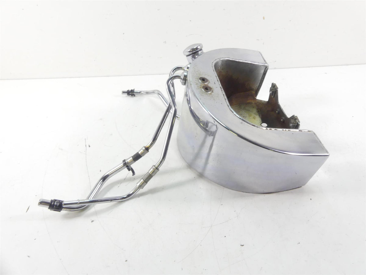 2002 Harley Softail FXSTDI Deuce Chrome Oil Tank Reservoir - Read 62498-00A {{ shop.shopifyCountryName }} - Mototech271
