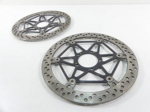 2008 Ducati 1098 S Front Straight Brake Rotor Disc  Set 49240901A 49240891A