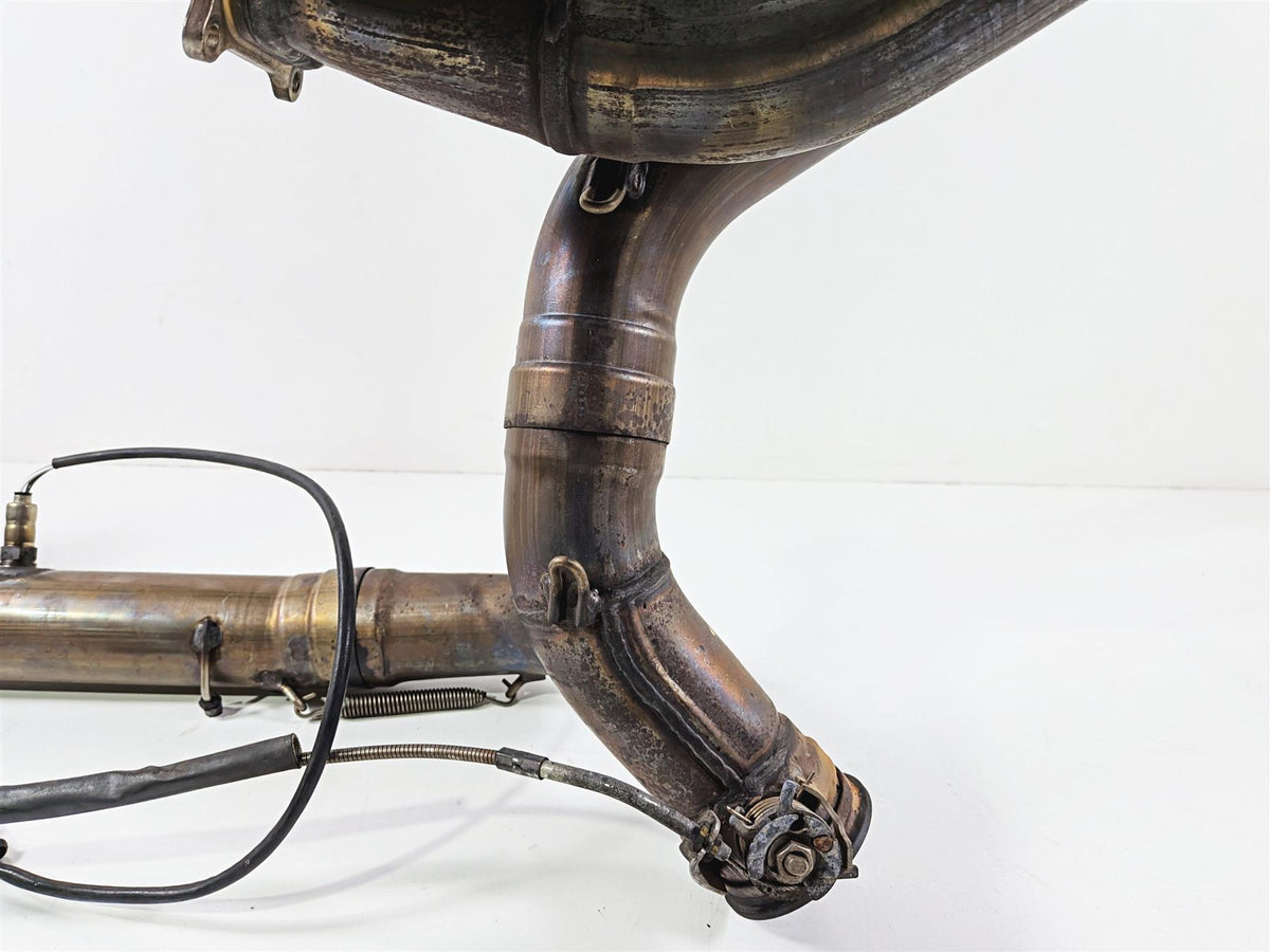 2017 Ducati Panigale 1299 Exhaust Header & Servo Motor 57014452A 57114424B-Mototech271