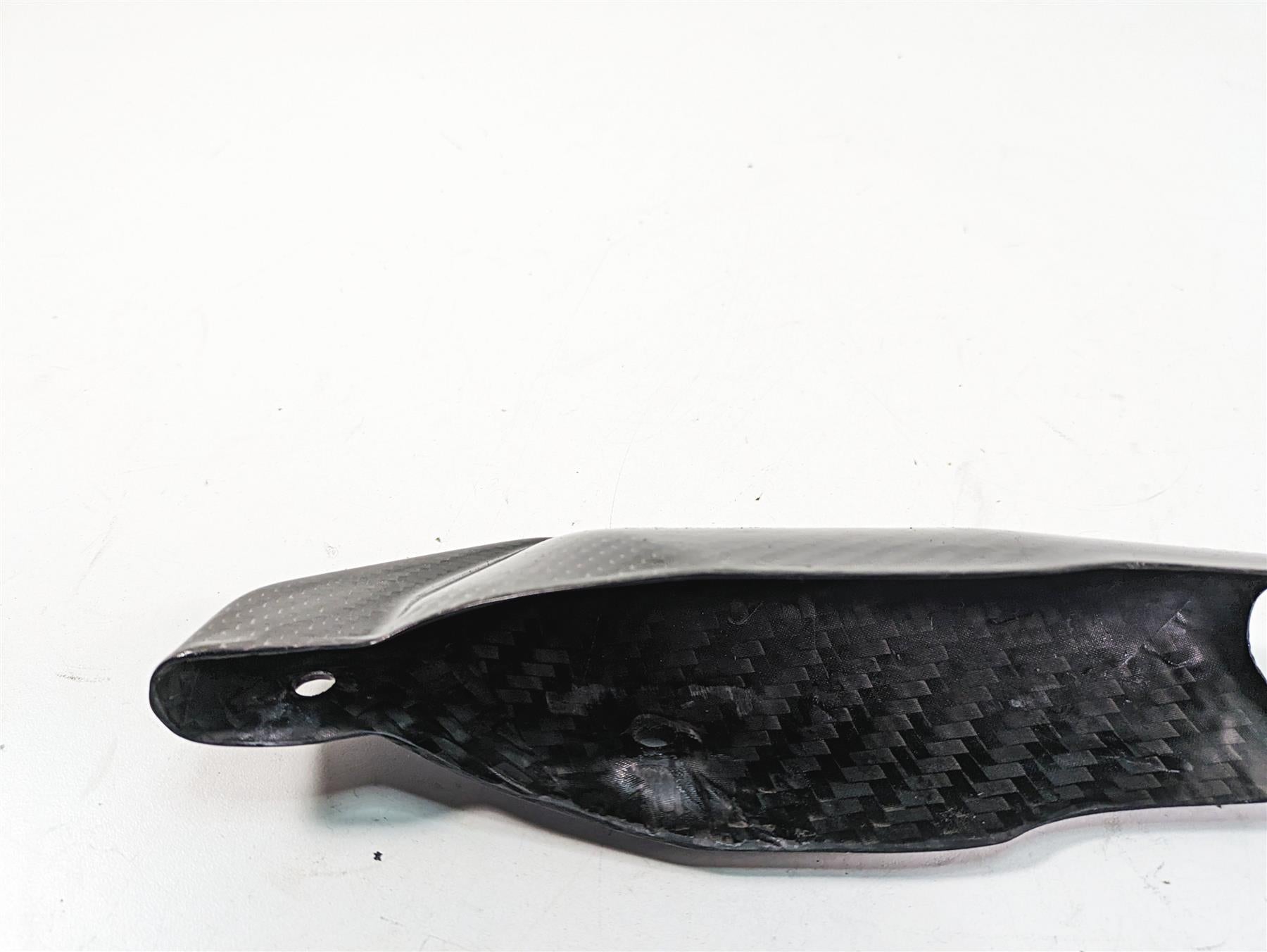 2011 Ducati Hypermotard 1100 Evo SP Front Fork Lower Carbon Guards 46012801E {{ shop.shopifyCountryName }} - Mototech271