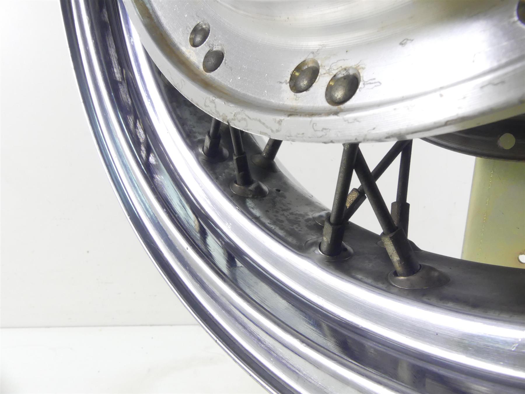 2003 Honda VTX1300 S Straight Spoke Rear Wheel Rim 15x3.5 - Read 42650-MEA-670 {{ shop.shopifyCountryName }} - Mototech271