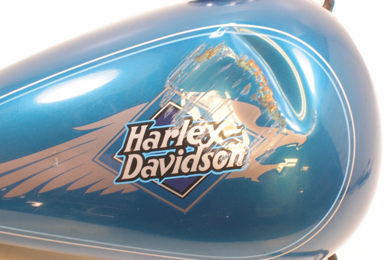 1995 Harley FXSTS Softail Springer Right 3.5G Fuel Petrol Gas Tank Dent 61290-97 {{ shop.shopifyCountryName }} - Mototech271