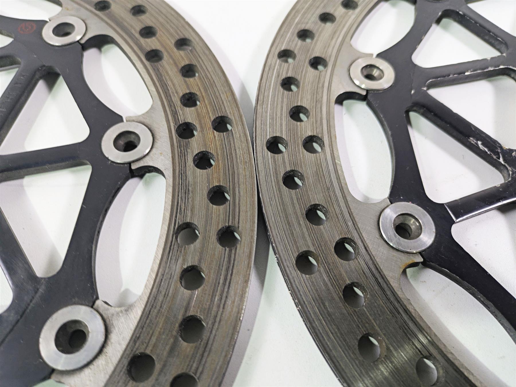 2016 Kawasaki ZX10R Ninja Brembo Front Brake Disc Rotor Set 41080