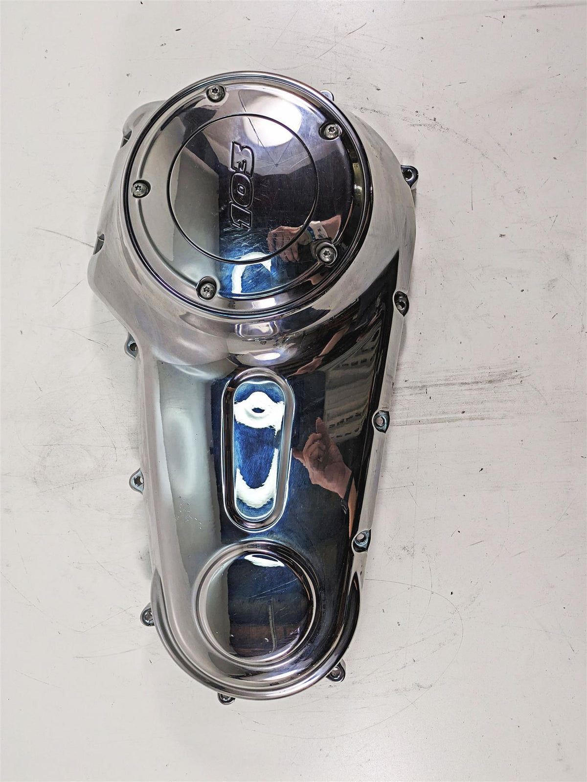 2013 Harley Softail FLSTC Heritage Classic Outer Primary Drive Cover 60784-06A {{ shop.shopifyCountryName }} - Mototech271