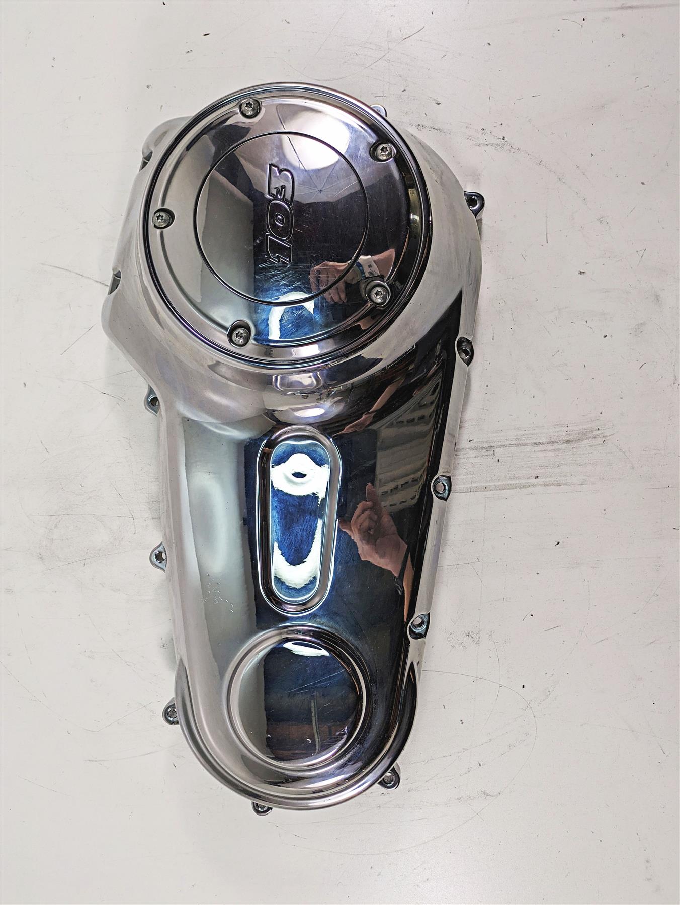 2013 Harley Softail FLSTC Heritage Classic Outer Primary Drive Cover 60784-06A {{ shop.shopifyCountryName }} - Mototech271