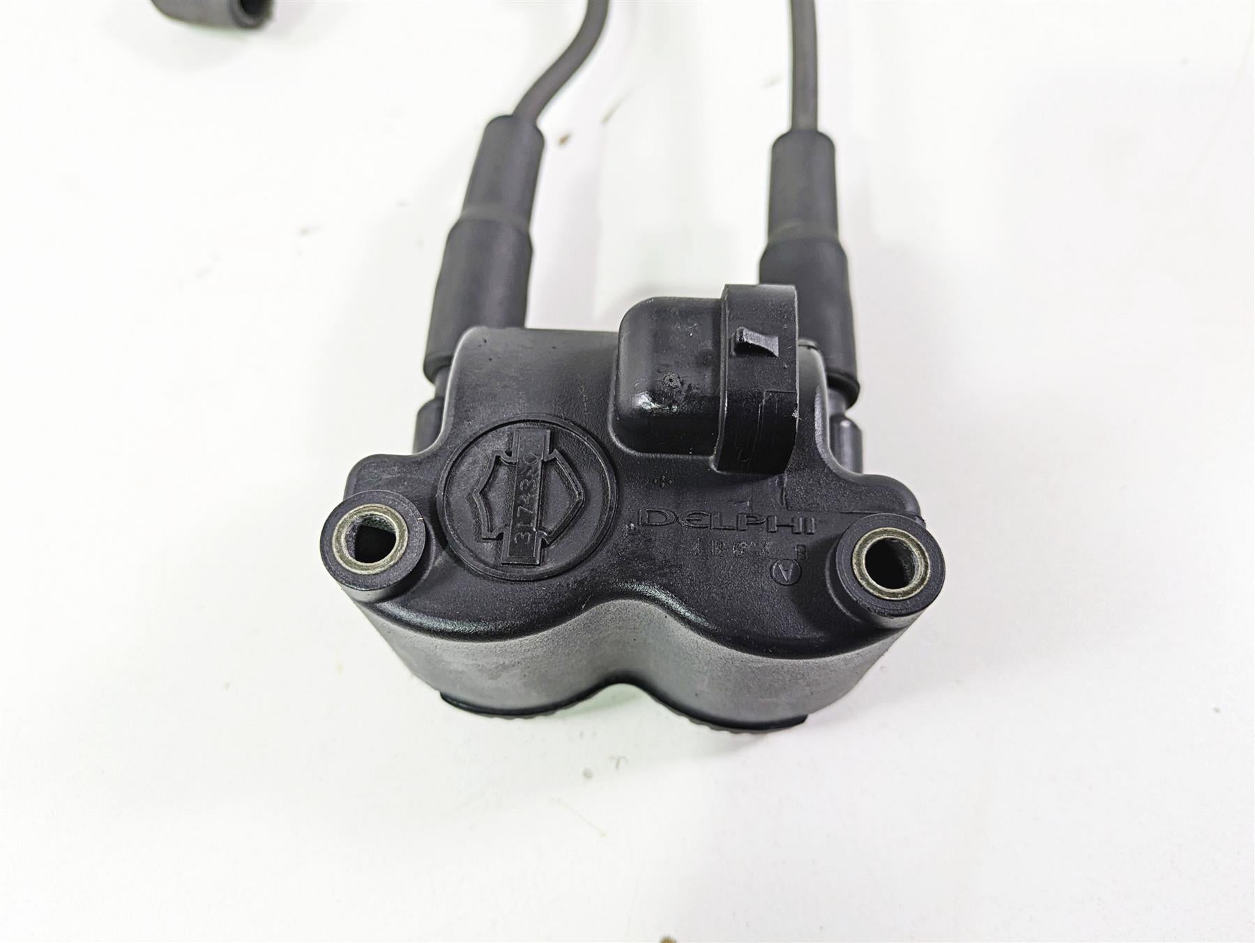 2014 Harley FLS Softail Slim Delphi Ignition Coil Wires Plug Set 31743-01 {{ shop.shopifyCountryName }} - Mototech271