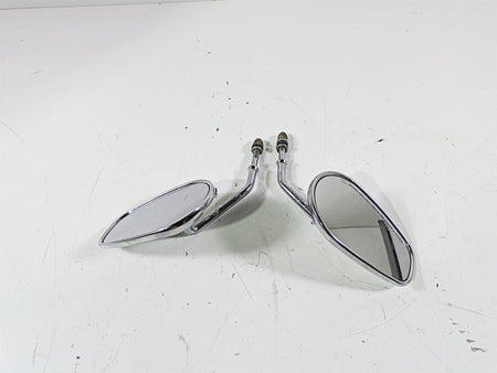 2012 Harley FLD Dyna Switchback Chrome Rear View Mirror Set 91840-03B 91845-03B {{ shop.shopifyCountryName }} - Mototech271