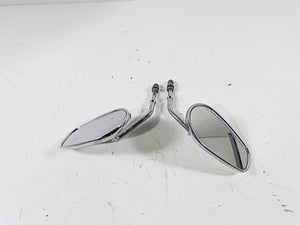 2012 Harley FLD Dyna Switchback Chrome Rear View Mirror Set  91840-03B 91845-03B | Mototech271
