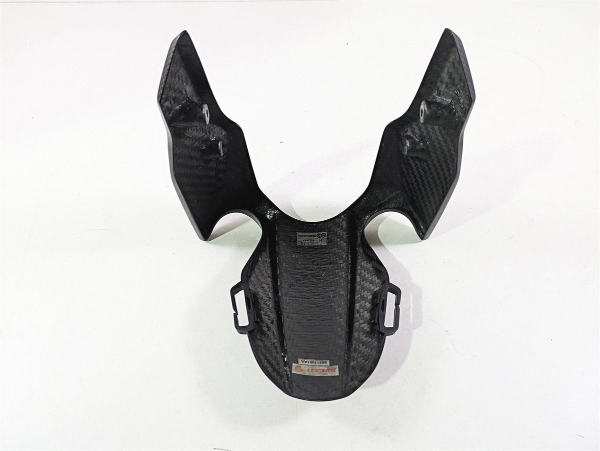 2013 Ducati Hypermotard 821 SP Lower Front Fender Carbon Fiber 56411051AA {{ shop.shopifyCountryName }} - Mototech271