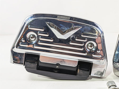 2004 Harley Touring FLTRI Road Glide Rear Passenger Floor Board Set 52719-93B-Mototech271