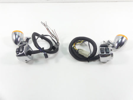 2009 Harley Dyna FXDF SE CVO Fat Bob Chrome Hand Control Switch Set 71682-06A {{ shop.shopifyCountryName }} - Mototech271