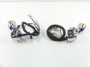 2009 Harley Dyna FXDF SE CVO Fat Bob Chrome Hand Control Switch Set 71682-06A | Mototech271