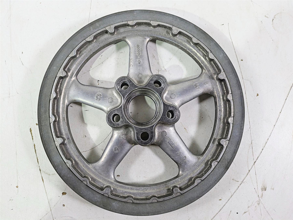 2009 Harley FXCWC Softail Rocker Rear Drive Belt Pulley 66T 1" 40585-08 {{ shop.shopifyCountryName }} - Mototech271